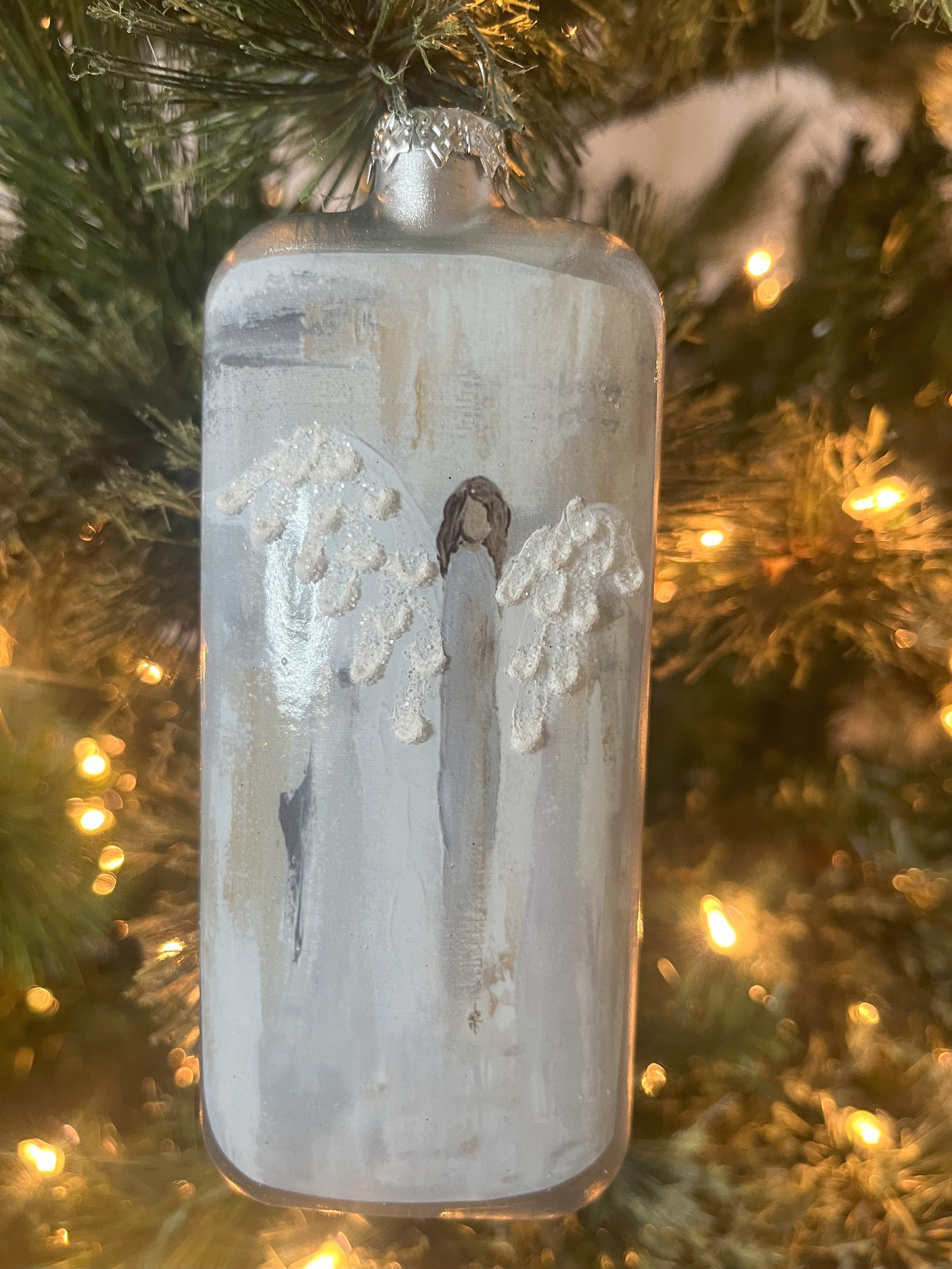 Angel Glass Ornament Set