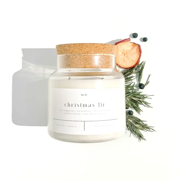 Christmas Fir Jar Candle - 9 oz