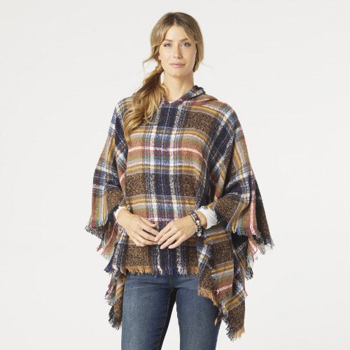 The Cocoa Hooded Poncho